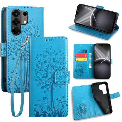Tree & Deer Embossed Leather Phone Case, For Tecno Pova Curve 2 5G, For Tecno Camon 50 Pro 4G, For Tecno Camon 50 4G, For Tecno Pova Slim 5G, For Tecno Pova 7 Pro 5G, For Tecno Pova 7 5G, For Tecno Spark 40 Pro+ 4G, For Tecno Spark 40 Pro 4G           ...