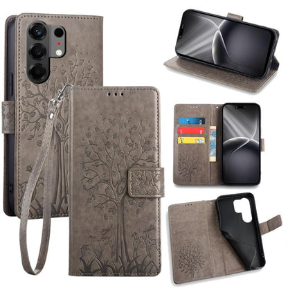 Tree & Deer Embossed Leather Phone Case, For Tecno Pova Curve 2 5G, For Tecno Camon 50 Pro 4G, For Tecno Camon 50 4G, For Tecno Pova Slim 5G, For Tecno Pova 7 Pro 5G, For Tecno Pova 7 5G, For Tecno Spark 40 Pro+ 4G, For Tecno Spark 40 Pro 4G           ...