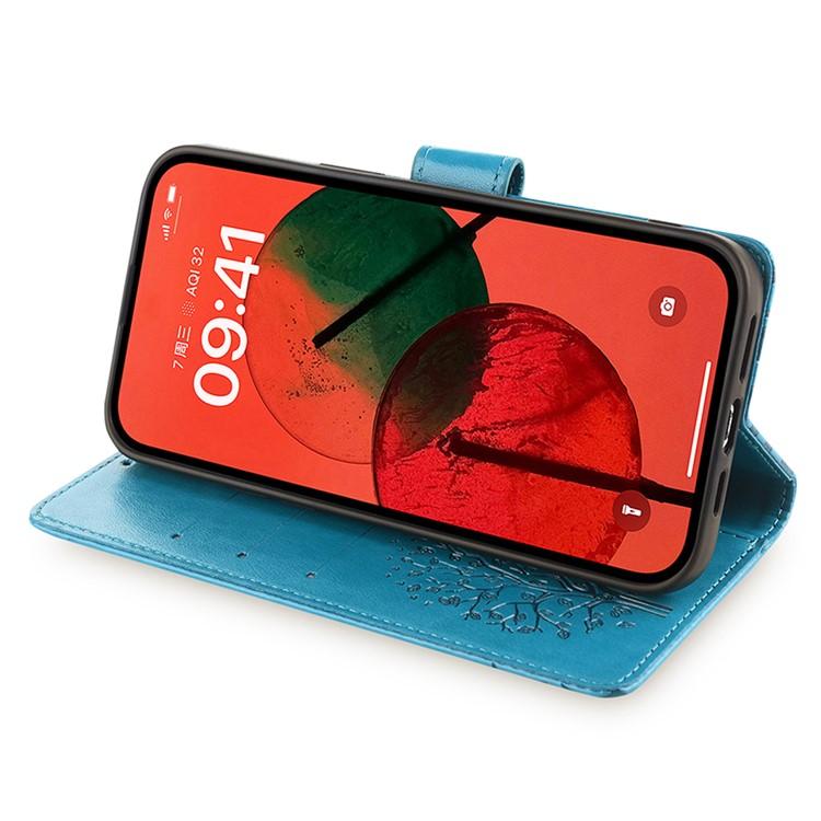 Tree & Deer Embossed Leather Phone Case, For Tecno Pova Curve 2 5G, For Tecno Camon 50 Pro 4G, For Tecno Camon 50 4G, For Tecno Pova Slim 5G, For Tecno Pova 7 Pro 5G, For Tecno Pova 7 5G, For Tecno Spark 40 Pro+ 4G, For Tecno Spark 40 Pro 4G           ...