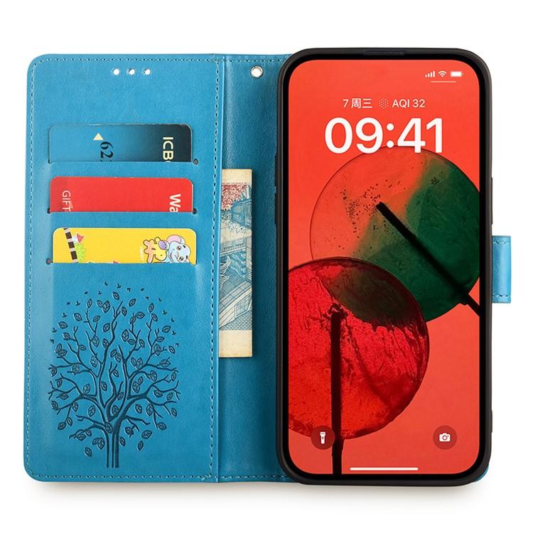Tree & Deer Embossed Leather Phone Case, For Tecno Pova Curve 2 5G, For Tecno Camon 50 Pro 4G, For Tecno Camon 50 4G, For Tecno Pova Slim 5G, For Tecno Pova 7 Pro 5G, For Tecno Pova 7 5G, For Tecno Spark 40 Pro+ 4G, For Tecno Spark 40 Pro 4G           ...