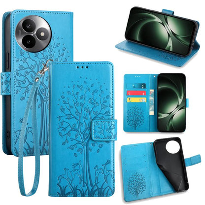 Tree & Deer Embossed Leather Phone Case, For Redmi A7 Pro 171mm / Poco C85x 5G, For Redmi Turbo 5 Max 5G / Poco X8 Pro Max 5G, For Redmi Turbo 5 5G / Poco X8 Pro 5G, For Redmi K90 Pro Max / Poco F8 Ultra, For Redmi Note 15 Pro 4G 163.32mm              ...