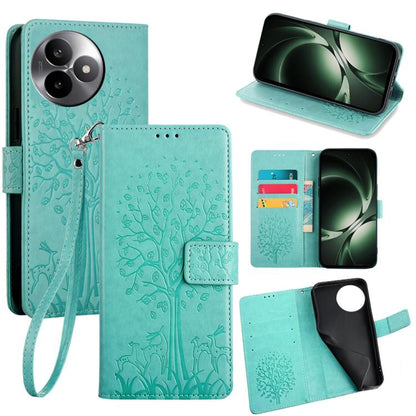 Tree & Deer Embossed Leather Phone Case, For Redmi A7 Pro 171mm / Poco C85x 5G, For Redmi Turbo 5 Max 5G / Poco X8 Pro Max 5G, For Redmi Turbo 5 5G / Poco X8 Pro 5G, For Redmi K90 Pro Max / Poco F8 Ultra, For Redmi Note 15 Pro 4G 163.32mm              ...