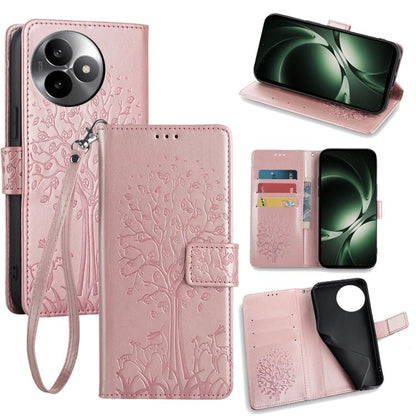 Tree & Deer Embossed Leather Phone Case, For Redmi A7 Pro 171mm / Poco C85x 5G, For Redmi Turbo 5 Max 5G / Poco X8 Pro Max 5G, For Redmi Turbo 5 5G / Poco X8 Pro 5G, For Redmi K90 Pro Max / Poco F8 Ultra, For Redmi Note 15 Pro 4G 163.32mm              ...