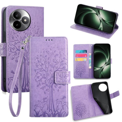 Tree & Deer Embossed Leather Phone Case, For Redmi A7 Pro 171mm / Poco C85x 5G, For Redmi Turbo 5 Max 5G / Poco X8 Pro Max 5G, For Redmi Turbo 5 5G / Poco X8 Pro 5G, For Redmi K90 Pro Max / Poco F8 Ultra, For Redmi Note 15 Pro 4G 163.32mm              ...