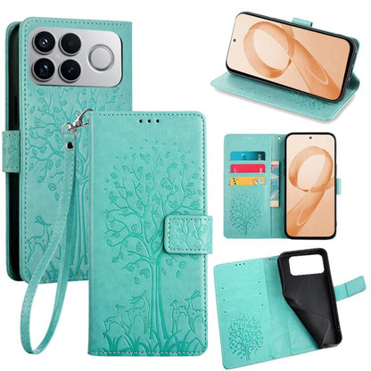 Tree & Deer Embossed Leather Phone Case, For Redmi A7 Pro 171mm / Poco C85x 5G, For Redmi Turbo 5 Max 5G / Poco X8 Pro Max 5G, For Redmi Turbo 5 5G / Poco X8 Pro 5G, For Redmi K90 Pro Max / Poco F8 Ultra, For Redmi Note 15 Pro 4G 163.32mm              ...