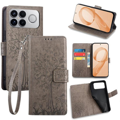 Tree & Deer Embossed Leather Phone Case, For Redmi A7 Pro 171mm / Poco C85x 5G, For Redmi Turbo 5 Max 5G / Poco X8 Pro Max 5G, For Redmi Turbo 5 5G / Poco X8 Pro 5G, For Redmi K90 Pro Max / Poco F8 Ultra, For Redmi Note 15 Pro 4G 163.32mm              ...
