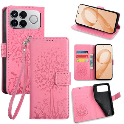 Tree & Deer Embossed Leather Phone Case, For Redmi A7 Pro 171mm / Poco C85x 5G, For Redmi Turbo 5 Max 5G / Poco X8 Pro Max 5G, For Redmi Turbo 5 5G / Poco X8 Pro 5G, For Redmi K90 Pro Max / Poco F8 Ultra, For Redmi Note 15 Pro 4G 163.32mm              ...