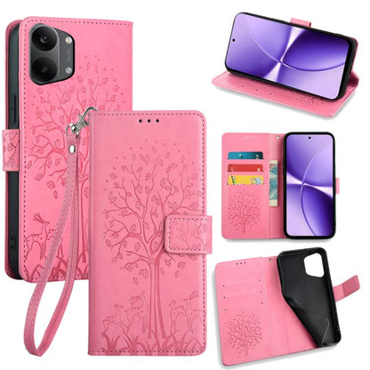 Tree & Deer Embossed Leather Phone Case, For Redmi A7 Pro 171mm / Poco C85x 5G, For Redmi Turbo 5 Max 5G / Poco X8 Pro Max 5G, For Redmi Turbo 5 5G / Poco X8 Pro 5G, For Redmi K90 Pro Max / Poco F8 Ultra, For Redmi Note 15 Pro 4G 163.32mm              ...
