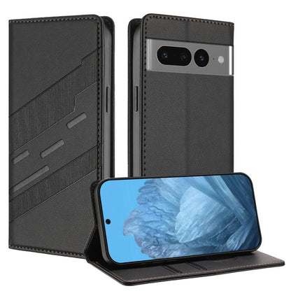 Embossed Multi-functional Wallet Retro Leather Phone Case, For Google Pixel 7 Pro, For Google Pixel 7, For Google Pixel 6a, For Google Pixel 6 Pro, For Google Pixel 6, For Google Pixel 5a 5G, For Google Pixel 4a 5G / 5 XL, For Google Pixel 5