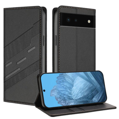 Embossed Multi-functional Wallet Retro Leather Phone Case, For Google Pixel 7 Pro, For Google Pixel 7, For Google Pixel 6a, For Google Pixel 6 Pro, For Google Pixel 6, For Google Pixel 5a 5G, For Google Pixel 4a 5G / 5 XL, For Google Pixel 5