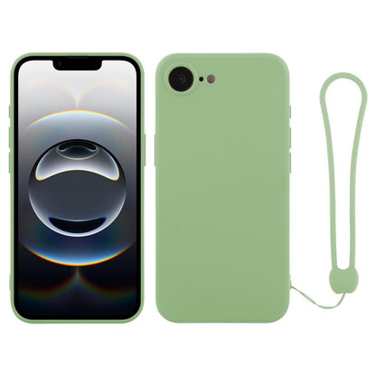 Silicone Phone Case with Wrist Strap, For iPhone 17e / 16e
