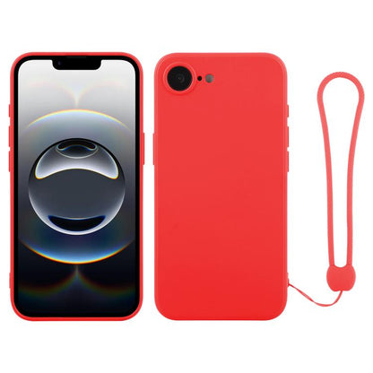 Silicone Phone Case with Wrist Strap, For iPhone 17e / 16e