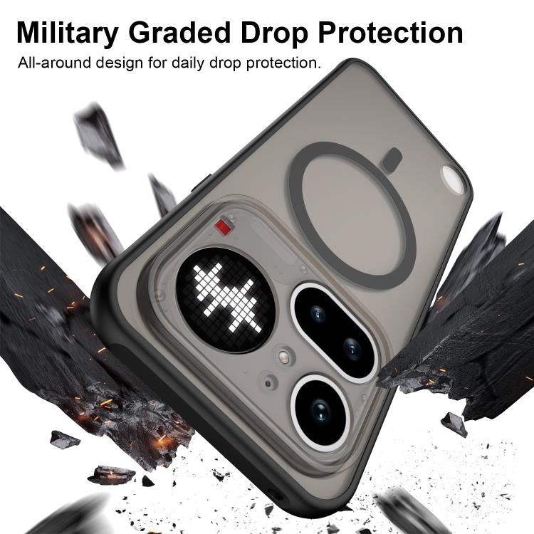 Fan Dun Series TPU Hybrid PC Frosted Magsafe Phone Case, For Nothing Phone 4a Pro, For Nothing Phone 4a, For Nothing Phone 3, For Nothing CMF Phone 2 Pro, For Nothing Phone 3a, For Nothing Phone 3a Pro