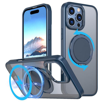 360-degree Rotating MagSafe Magnetic Holder Phone Case