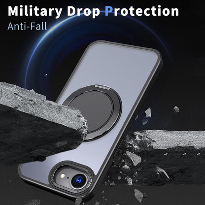 360-degree Rotating MagSafe Magnetic Holder Phone Case, For iPhone 17e / 16e, For iPhone 17 Pro Max, For iPhone 17 Pro, For iPhone 17, For iPhone Air, For iPhone 16 Pro Max, For iPhone 16 Pro, For iPhone 16 Plus, For iPhone 16