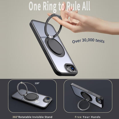 360-degree Rotating MagSafe Magnetic Holder Phone Case, For iPhone 17e / 16e, For iPhone 17 Pro Max, For iPhone 17 Pro, For iPhone 17, For iPhone Air, For iPhone 16 Pro Max, For iPhone 16 Pro, For iPhone 16 Plus, For iPhone 16