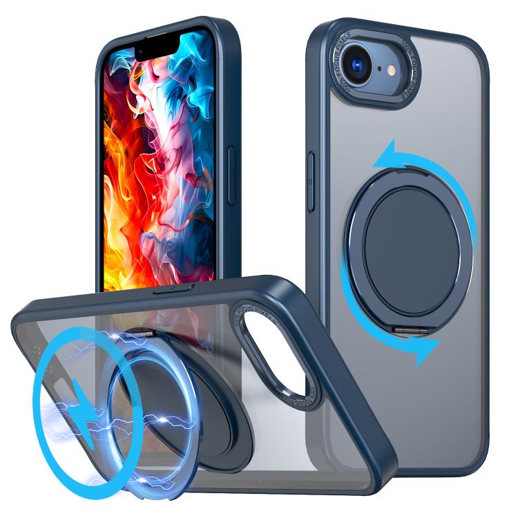 360-degree Rotating MagSafe Magnetic Holder Phone Case, For iPhone 17e / 16e, For iPhone 17 Pro Max, For iPhone 17 Pro, For iPhone 17, For iPhone Air, For iPhone 16 Pro Max, For iPhone 16 Pro, For iPhone 16 Plus, For iPhone 16