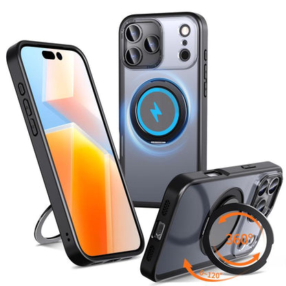 360-degree Rotating MagSafe Magnetic Holder Phone Case, For iPhone 17e / 16e, For iPhone 17 Pro Max, For iPhone 17 Pro, For iPhone 17, For iPhone Air, For iPhone 16 Pro Max, For iPhone 16 Pro, For iPhone 16 Plus, For iPhone 16