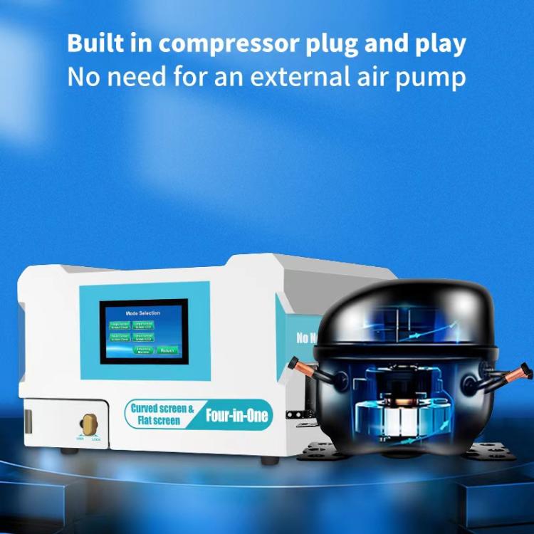 BEST B-528 4 in 1 7 inch Intelligent Laminating and Defoaming Machine Built-in Vacuum Pump, EU Plug, US Plug, UK Plug, AU Plug