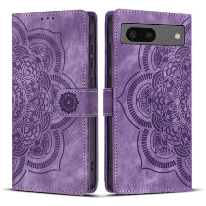 Mandala Embossed Retro Frosted Leather Phone Case, For Google Pixel 11 Pro XL, For Google Pixel 11 / 11 Pro, For Google Pixel 10a, For Google Pixel 9a, For Google Pixel 9 Pro XL, For Google Pixel 9 / 9 Pro, For Google Pixel 8a, For Google Pixel 8 Pro  ...