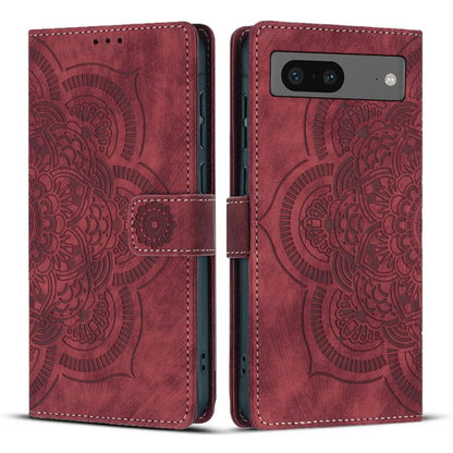 Mandala Embossed Retro Frosted Leather Phone Case, For Google Pixel 11 Pro XL, For Google Pixel 11 / 11 Pro, For Google Pixel 10a, For Google Pixel 9a, For Google Pixel 9 Pro XL, For Google Pixel 9 / 9 Pro, For Google Pixel 8a, For Google Pixel 8 Pro  ...