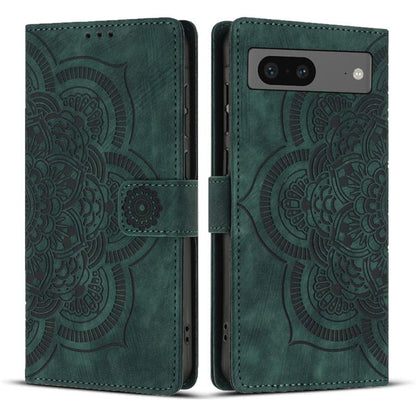 Mandala Embossed Retro Frosted Leather Phone Case, For Google Pixel 11 Pro XL, For Google Pixel 11 / 11 Pro, For Google Pixel 10a, For Google Pixel 9a, For Google Pixel 9 Pro XL, For Google Pixel 9 / 9 Pro, For Google Pixel 8a, For Google Pixel 8 Pro  ...