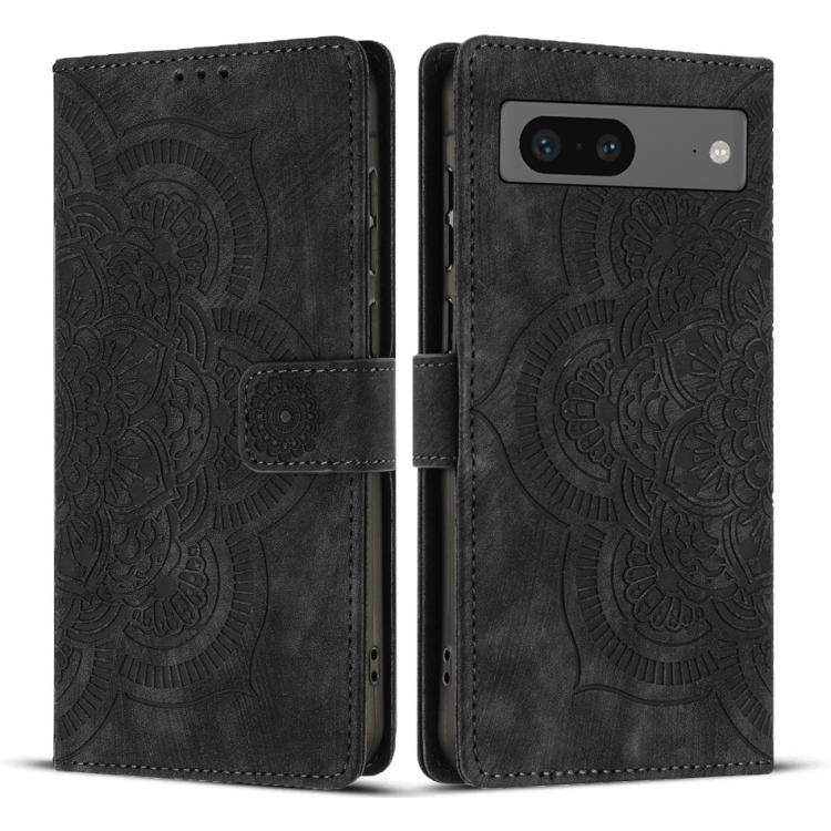 Mandala Embossed Retro Frosted Leather Phone Case, For Google Pixel 11 Pro XL, For Google Pixel 11 / 11 Pro, For Google Pixel 10a, For Google Pixel 9a, For Google Pixel 9 Pro XL, For Google Pixel 9 / 9 Pro, For Google Pixel 8a, For Google Pixel 8 Pro  ...