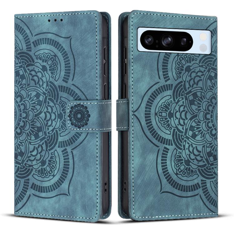 Mandala Embossed Retro Frosted Leather Phone Case, For Google Pixel 11 Pro XL, For Google Pixel 11 / 11 Pro, For Google Pixel 10a, For Google Pixel 9a, For Google Pixel 9 Pro XL, For Google Pixel 9 / 9 Pro, For Google Pixel 8a, For Google Pixel 8 Pro  ...