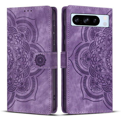 Mandala Embossed Retro Frosted Leather Phone Case, For Google Pixel 11 Pro XL, For Google Pixel 11 / 11 Pro, For Google Pixel 10a, For Google Pixel 9a, For Google Pixel 9 Pro XL, For Google Pixel 9 / 9 Pro, For Google Pixel 8a, For Google Pixel 8 Pro  ...