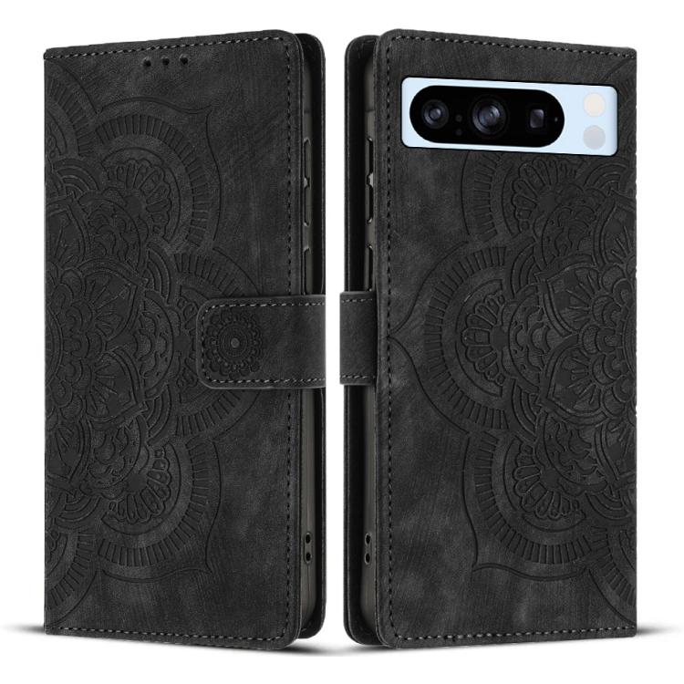 Mandala Embossed Retro Frosted Leather Phone Case, For Google Pixel 11 Pro XL, For Google Pixel 11 / 11 Pro, For Google Pixel 10a, For Google Pixel 9a, For Google Pixel 9 Pro XL, For Google Pixel 9 / 9 Pro, For Google Pixel 8a, For Google Pixel 8 Pro  ...