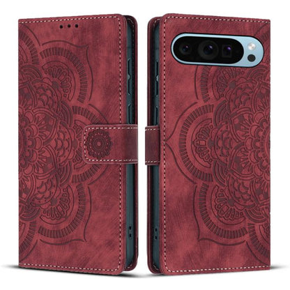 Mandala Embossed Retro Frosted Leather Phone Case, For Google Pixel 11 Pro XL, For Google Pixel 11 / 11 Pro, For Google Pixel 10a, For Google Pixel 9a, For Google Pixel 9 Pro XL, For Google Pixel 9 / 9 Pro, For Google Pixel 8a, For Google Pixel 8 Pro  ...