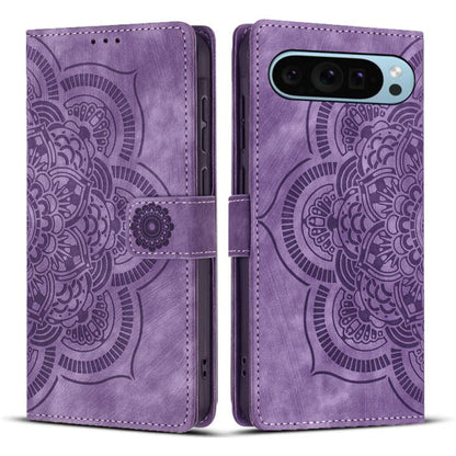 Mandala Embossed Retro Frosted Leather Phone Case, For Google Pixel 11 Pro XL, For Google Pixel 11 / 11 Pro, For Google Pixel 10a, For Google Pixel 9a, For Google Pixel 9 Pro XL, For Google Pixel 9 / 9 Pro, For Google Pixel 8a, For Google Pixel 8 Pro  ...