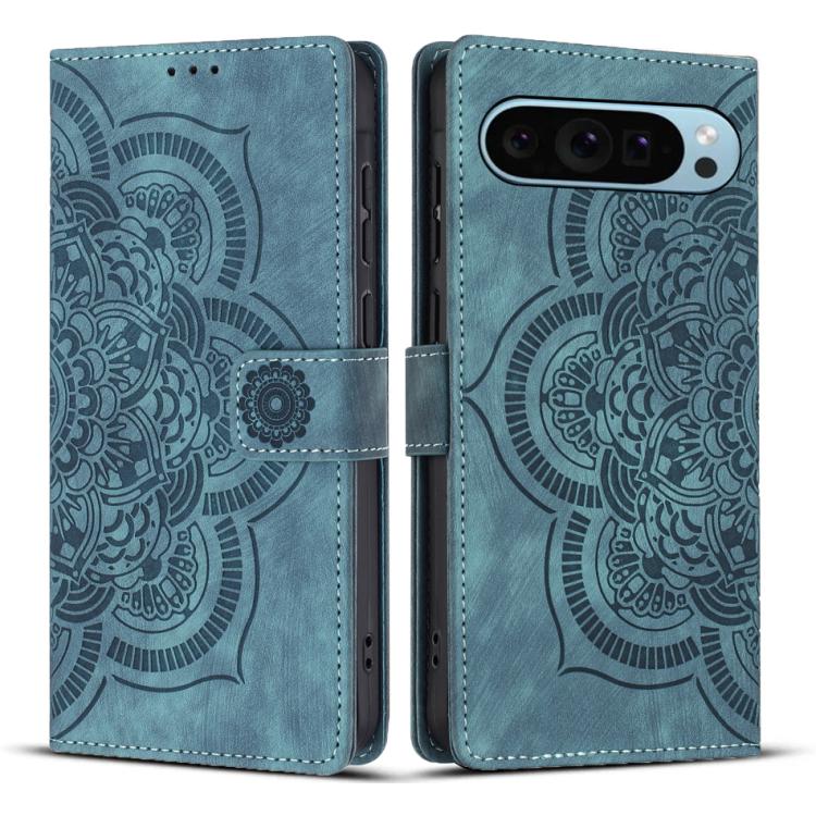 Mandala Embossed Retro Frosted Leather Phone Case, For Google Pixel 11 Pro XL, For Google Pixel 11 / 11 Pro, For Google Pixel 10a, For Google Pixel 9a, For Google Pixel 9 Pro XL, For Google Pixel 9 / 9 Pro, For Google Pixel 8a, For Google Pixel 8 Pro  ...