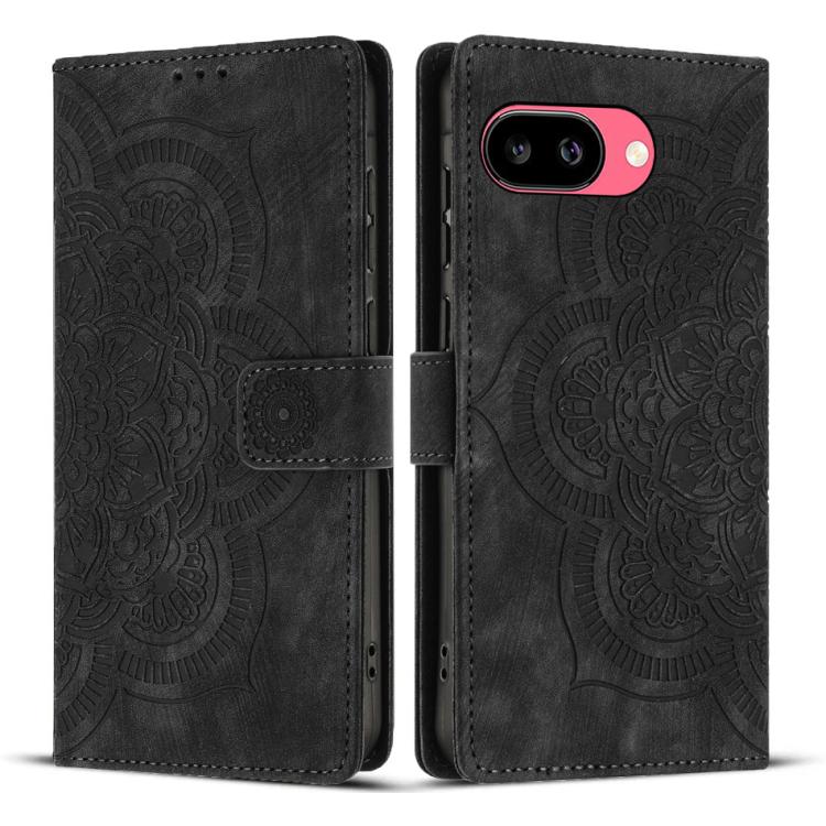 Mandala Embossed Retro Frosted Leather Phone Case, For Google Pixel 11 Pro XL, For Google Pixel 11 / 11 Pro, For Google Pixel 10a, For Google Pixel 9a, For Google Pixel 9 Pro XL, For Google Pixel 9 / 9 Pro, For Google Pixel 8a, For Google Pixel 8 Pro  ...