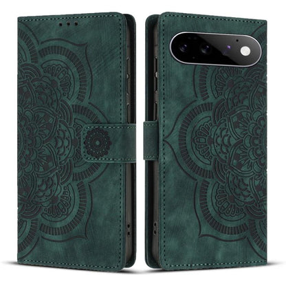 Mandala Embossed Retro Frosted Leather Phone Case, For Google Pixel 11 Pro XL, For Google Pixel 11 / 11 Pro, For Google Pixel 10a, For Google Pixel 9a, For Google Pixel 9 Pro XL, For Google Pixel 9 / 9 Pro, For Google Pixel 8a, For Google Pixel 8 Pro  ...