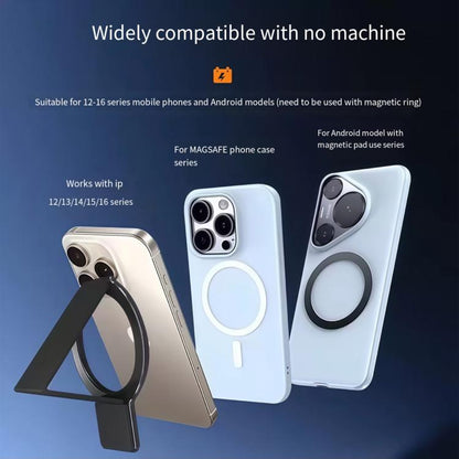 Leather Wristband Strong Magnetic Phone Holder