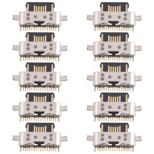 10pcs Original Charging Port Connector, For Motorola Moto G15 Power, For Motorola Moto G05, For Motorola Moto G15, For Motorola Moto G35, For Motorola Moto Edge 50, For Motorola Moto Razr 50 5G, For Motorola Moto G9, For Motorola Moto G34