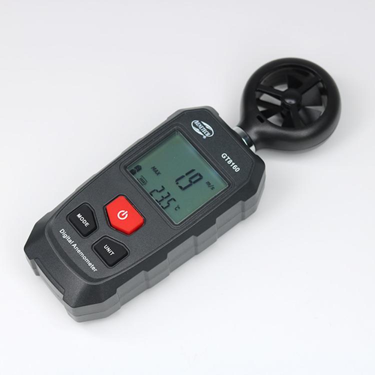BENETECH GT8160 Handheld Wind Speed / Temperature Measuring Anemometer, GT8160