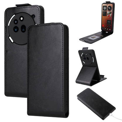 Magnetic Vertical Flip Leather Phone Case with Buckle