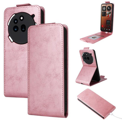 Magnetic Vertical Flip Leather Phone Case with Buckle