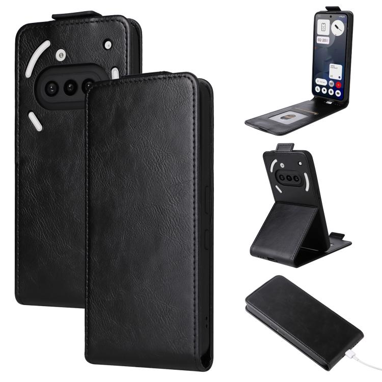 Magnetic Vertical Flip Leather Phone Case with Buckle