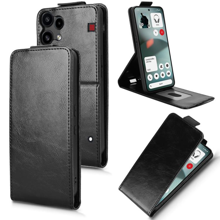 Magnetic Vertical Flip Leather Phone Case with Buckle, For Nothing Phone 4b 5G, For Nothing Phone 4a Pro, For Nothing Phone 4a, For Nothing Phone 3a Lite, For Nothing Phone 3, For Nothing Phone 3a, For Nothing Phone 3a Pro