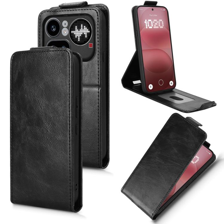 Magnetic Vertical Flip Leather Phone Case with Buckle, For Nothing Phone 4b 5G, For Nothing Phone 4a Pro, For Nothing Phone 4a, For Nothing Phone 3a Lite, For Nothing Phone 3, For Nothing Phone 3a, For Nothing Phone 3a Pro