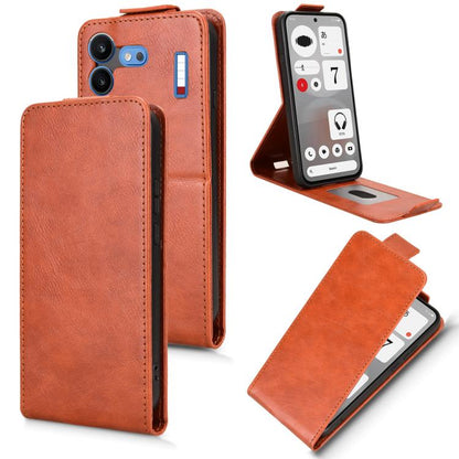Magnetic Vertical Flip Leather Phone Case with Buckle, For Nothing Phone 4b 5G, For Nothing Phone 4a Pro, For Nothing Phone 4a, For Nothing Phone 3a Lite, For Nothing Phone 3, For Nothing Phone 3a, For Nothing Phone 3a Pro