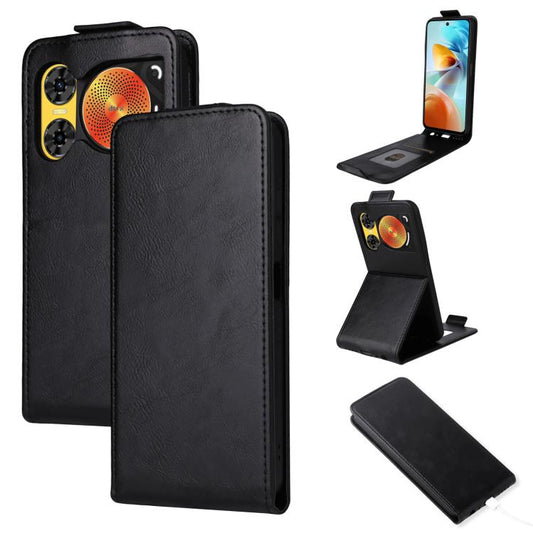 Magnetic Vertical Flip Leather Phone Case with Buckle, For ZTE nubia Music 2, For ZTE Blade V70 Max, For ZTE nubia Neo 2