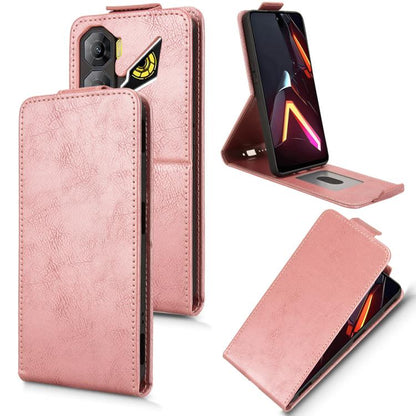 Magnetic Vertical Flip Leather Phone Case with Buckle, For ZTE nubia Neo 5 Pro 5G, For ZTE nubia Neo 5 5G, For ZTE nubia Neo 5 GT 5G, For ZTE Optus X Value 5G, For ZTE Optus X Pro 2 5G, For ZTE nubia RedMagic 11 Air, For ZTE Nubia V80 Max              ...