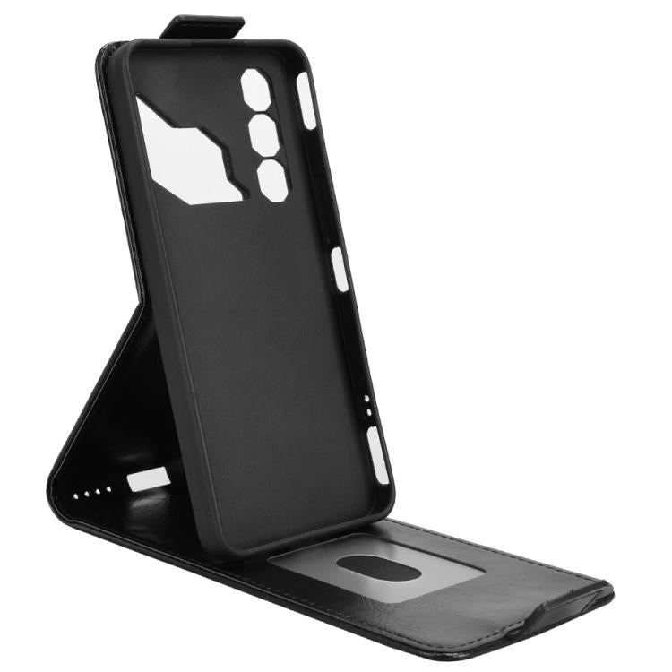 Magnetic Vertical Flip Leather Phone Case with Buckle, For ZTE nubia Neo 3 GT 5G, For ZTE nubia Focus 2 Ultra 5G, For ZTE nubia Focus 2 5G, For ZTE nubia Music 2, For ZTE Blade V70 Max, For ZTE nubia Neo 2