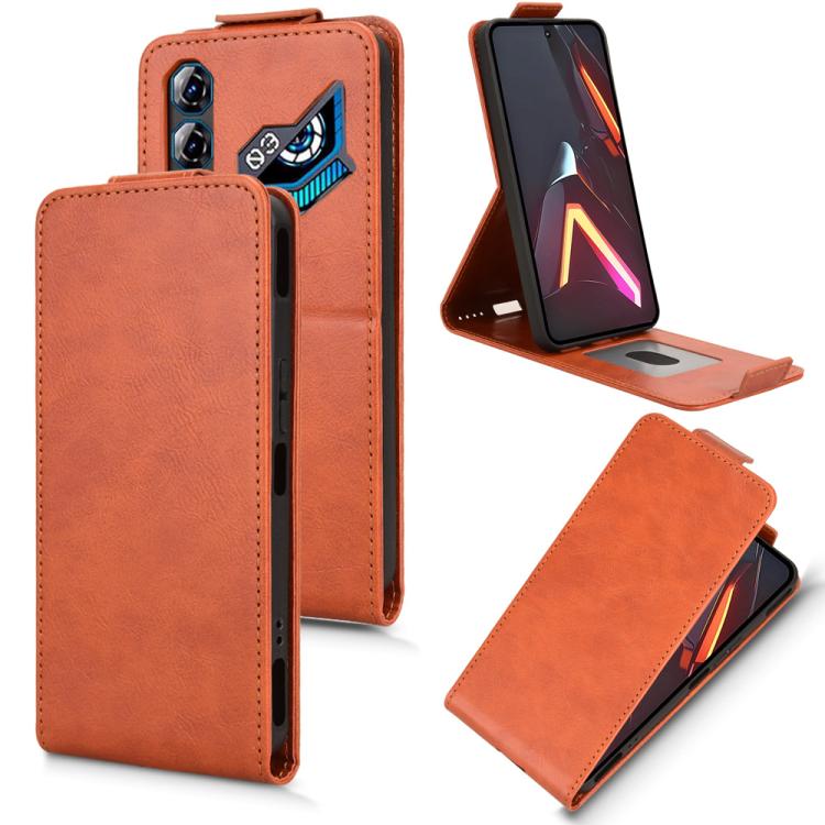 Magnetic Vertical Flip Leather Phone Case with Buckle, For ZTE nubia Neo 3 GT 5G, For ZTE nubia Focus 2 Ultra 5G, For ZTE nubia Focus 2 5G, For ZTE nubia Music 2, For ZTE Blade V70 Max, For ZTE nubia Neo 2