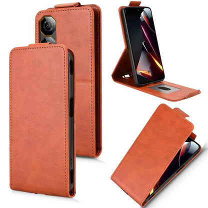 Magnetic Vertical Flip Leather Phone Case with Buckle, For ZTE nubia Neo 5 Pro 5G, For ZTE nubia Neo 5 5G, For ZTE nubia Neo 5 GT 5G, For ZTE Optus X Value 5G, For ZTE Optus X Pro 2 5G, For ZTE nubia RedMagic 11 Air, For ZTE Nubia V80 Max              ...