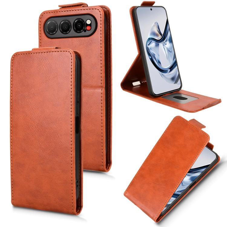 Magnetic Vertical Flip Leather Phone Case with Buckle, For ZTE Kantan Sumaho5 A601ZT, For ZTE nubia Neo 5 Pro 5G, For ZTE nubia Neo 5 5G, For ZTE nubia Neo 5 GT 5G, For ZTE Optus X Value 5G, For ZTE Optus X Pro 2 5G, For ZTE nubia RedMagic 11 Air      ...
